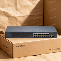 Kit d'interphone vidéo IP HIK Original DS KIS610 P avec boîtier, audio bidirectionnel, déverrouillage à distance, surveillance pour villa et maison