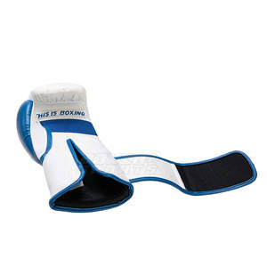 Gants de boxe ergonomiques en cuir synthétique pour l'entraînement au sparring Support de dragonne sécurisé pour les arts martiaux - Product Image 2