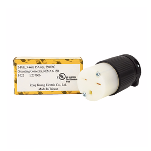 ขั้วต่อใบ6-15C ตรง250V 15A NEMA - Product Image 5