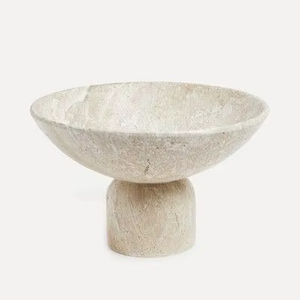 Bols à fruits et à salade en résine de grande taille avec des bols de service faits à la main de qualité supérieure. - Product Image 1