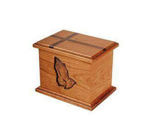 Urnas de madera hechas a mano para cremación, urnas funerarias decorativas para hombre y mujer a bajo precio - Product Image 2