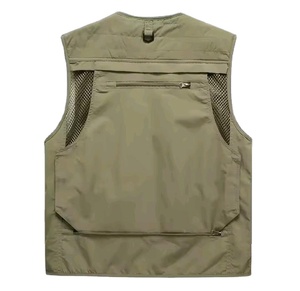 Veste de pêche à la mouche et de photographie en plein air pour hommes, en nylon, avec doublure en maille, vente en gros - Product Image 2