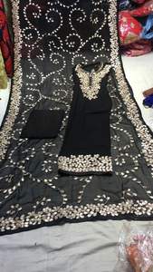 ชุดเดรสซาลาร์กาเมซทำจากอะคริลิคสไตล์โกต้าตัดเย็บอย่างมีสไตล์พร้อมรายละเอียดเกี่ยวกับชาติพันธุ์สำหรับชุดปาร์ตี้เทศกาลอินเดียและปากีสถาน - Product Image 5