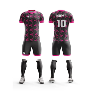 OEM alta calidad nuevo diseño de sublimación uniforme de fútbol de los hombres ropa deportiva uniforme de entrenamiento de fútbol - Product Image 2