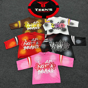 เสื้อยืดผู้ชายน้ำหนักเบา2205ออกแบบได้ตามที่ต้องการเสื้อยืดผู้ชายออกแบบโลโก้ได้ตามต้องการ - Product Image 3