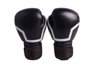 Guantes de Boxeo con Logotipo Personalizado, Guantes de Boxeo Profesionales de Cuero Auténtico con Cordones para Adultos y Niños - Product Image 6