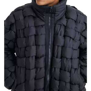Blouson d'été matelassé pour homme grande taille, style urbain, respirant et à séchage rapide, vente en gros de haute qualité - Product Image 3