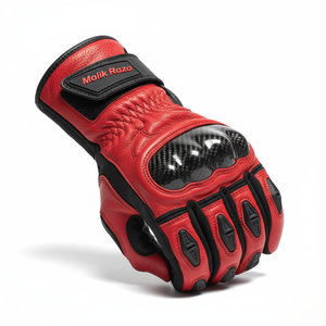 Gants de course Malik Raza Elite Collection, coque en carbone, cuir de qualité supérieure, fournisseur en gros - Product Image 5