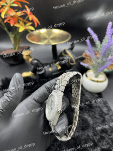 Montre en acier inoxydable sertie de diamants Moissanite avec bracelet entièrement pavé, montre-bracelet tendance Hip Hop pour homme et femme, idéale pour les soirées - Product Image 2