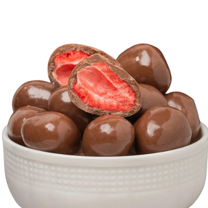 Dragees de Chocolate Negro con Fresa, Liofilizados, Premium, Deliciosos, Suministro al por Mayor - Product Image 4