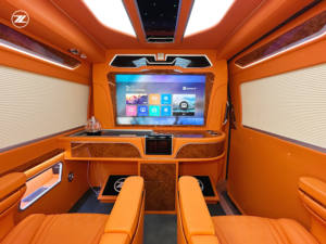 7座VIP豪华商务车 |   全隔离橙色内饰自动变速箱360度后视摄像头欧四排放标准适用于海狮 - Product Image 5