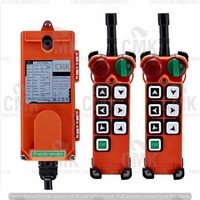Système de télécommande radio numérique sans fil pour grue industrielle F24-4S CMK RF, pour grues EOT, palans et portiques, Orange