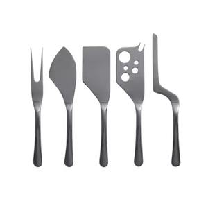 Stainless Steel Cheese & <b>Butter</b> <b>Knife</b> Set Gold Finished With Wooden Handle Used for Hotel Restaurants - Product Image 3