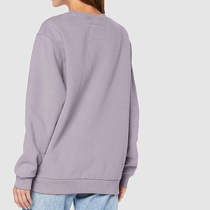 Sweat-shirts à col rond à épaules tombantes personnalisés de haute qualité, surdimensionnés, respirants, couleur unie, sweat-shirt pour femmes, prix bas 2026 - Product Image 6