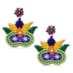 Aros de Bordado de Algodón Hechos a Mano en Miniatura, Diseño de Bordado Moderno, Pendientes, Joyería Botánica de Flores, Diseño de Pétalos de Rosa - Product Image 2