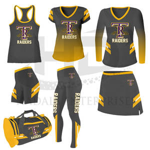 Uniforme de pom-pom girl de qualité en matériau durable vêtements de sport uniforme de pom-pom girl à vendre - Product Image 1