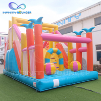 Parcours d'obstacles gonflable le plus vendu, personnalisation à bas prix d'usine - Couleurs vives et structure stable pour les enfants
