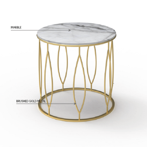 Vaisselle ronde en fer plaqué or élégante, impression en relief, finition polie - Design moderne et traditionnel pour la décoration de la maison et des mariages - Product Image 4