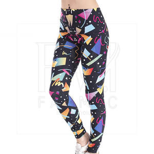 Suministro en línea de mallas deportivas para mujer, transpirables, de cintura media, sublimación de Pekín personalizada para niñas para el verano - Product Image 3