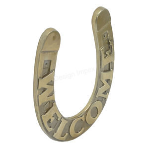 Decoración de Pared con Forma de Herradura, Artesanía Metálica, Adorno para Puerta, Elegante, Precio al por Mayor, Artículos Ecuestres - Product Image 5