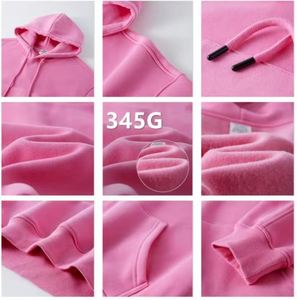 Sudadera con cremallera completa Sudaderas con capucha para mujer Crop Top Zip up Sudadera con capucha Algodón Mujer Sudadera con capucha 100% Algodón de alta calidad - Product Image 5