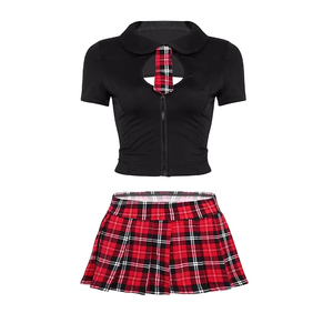 Uniformes de cheerleading personnalisés OEM en sublimation 100% polyester, taille adulte XXXS, shorts, haut, robe, ensembles pour l'école - Product Image 3