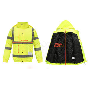 Veste de sécurité réfléchissante haute visibilité Veste de sécurité imperméable et respirante pour vêtements de travail à vendre - Product Image 4