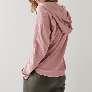 Jersey de lana de manga larga personalizado de alta calidad, Sudadera con capucha de gran tamaño para mujer, sudaderas transpirables con hombros caídos para mujer 2026 - Product Image 3