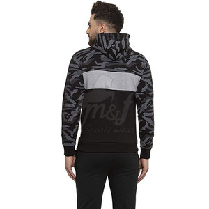Conjunto de chándal con cremallera para hombre con sudadera con cremallera y pantalones de chándal para correr o gimnasio chándal con logotipo personalizado para hombre - Product Image 4