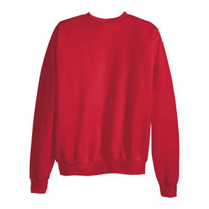 Sudadera de lana de invierno personalizada para hombre, suéter cálido grueso de gran tamaño con cuello redondo, sudadera informal con hombros caídos - Product Image 1