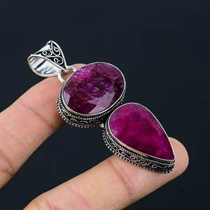 Bijoux en argent 925 rubis - Product Image 1