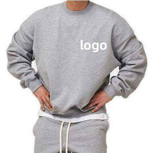2025 personalizado Boxy fit Tech Fleece 100% algodón ropa deportiva liso Jogging transpirable chándal de gran tamaño para Unisex - Product Image 5