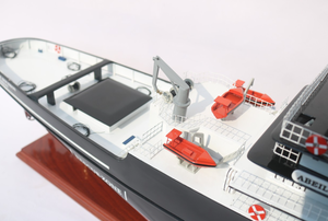 ABEILLE BOURBON Modelo de barco comercial de madera de alta calidad Estilo náutico Técnica pintada Hecho en Vietnam - Product Image 2