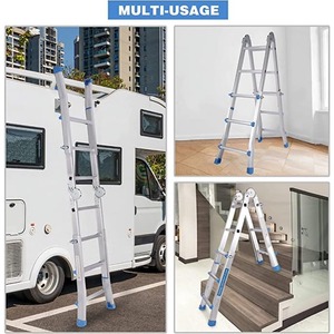 Deliladder 4X4 Aluminum Combination Step Extension <strong>Ladder</strong> As Seen on Tv - Product Image 2