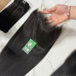 Peluca con malla frontal de color Pelucas rubias frontales de encaje HD largas y rectas con extensiones de cabello brasileño crudo Pelucas de cabello alineado con cutícula - Product Image 4