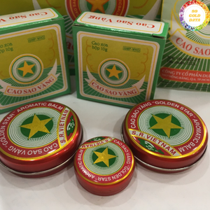 Baume Golden Star Vietnam, huile à base de plantes naturelles pour usage aromatique et utilisation quotidienne personnelle - Product Image 1