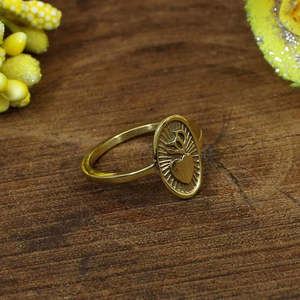 Vente en gros Bague en plaqué or 14 carats avec pierre rhodiée et zircon sertie de rhodium pour mariage ou fiançailles - Product Image 3