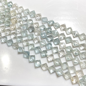 หินอัญมณีพลอยสีฟ้าหลายสีแบบเหลี่ยมเพชรพลอยหินบริโอเลตต์แบบเหลี่ยมเพชรพลอยขายส่ง - Product Image 2