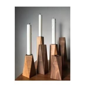 Soporte de vela de madera hecho a mano de calidad óptima, centro de mesa decorativo, última llegada, calidad fabulosa - Product Image 1