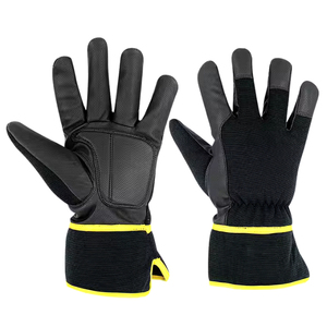 Nuevo desgaste Resistencia al calor Guantes de trabajo de cuero Premium Antiestático Antivibración Guantes de trabajo sin polvo sin silicona - Product Image 4