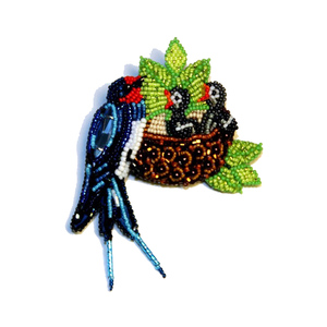 Broches de alambre de lingotes de nuevo diseño de la mejor calidad, broches de cuentas al por mayor a bajo precio, hermoso broche de moda para prendas de ojos #00743 - Product Image 2
