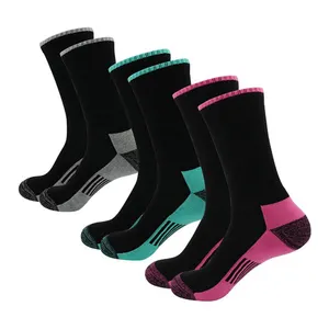 Calcetines de invierno para hombre 98% algodón negocios Color sólido marca calcetines bordado moda vestido tripulación calcetines hombres