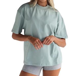 Camiseta extragrande de algodón suave para mujer a la moda y transpirable - Product Image 6