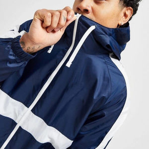 Costume coupe-vent toute saison pour hommes Vente en gros sur mesure de vêtements d'extérieur respirants de haute qualité avec une couleur unie très demandée - Product Image 5