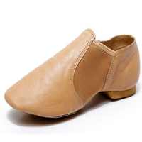 Sepatu Balet Elastis Hitam Profesional Grosir untuk Dewasa, Bahan Kulit Paten, Lapisan Suede Lembut, Pilihan Bulu, untuk Anak Perempuan dan Laki-laki