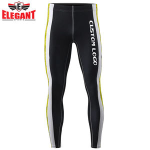 เลกกิ้งออกแบบโลโก้ของคุณเอง กางเกงรัดกล้ามเนื้อผู้ชายรุ่นใหม่ กางเกงรัดรูปสำหรับวิ่ง กางเกงรัดรูปสำหรับวิ่งโดย Elegant Sports - Product Image 2