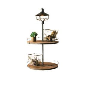 Venta caliente diseño clásico de alta calidad Metal hierro galvanizado soporte para pastel hecho a mano Cupcake pantalla tamaño personalizado forma Color - Product Image 5