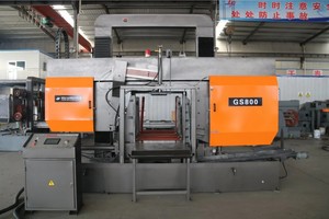 Scie à ruban métallique automatique <span class=keywords><strong>GS800</strong></span> de 32 pouces – Machine de découpe de métal - Product Image 2