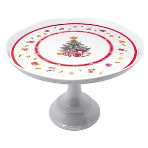 Supporto per torta in melamina a tema albero di Natale da 32CM per decorazioni torte - Product Image 1