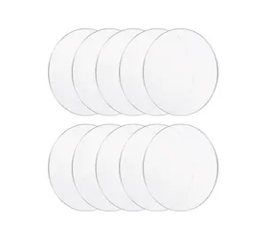 Handmade acrylic Coasters tea cup coaster set with gift box custom round shaped solid coaster Cheap Price